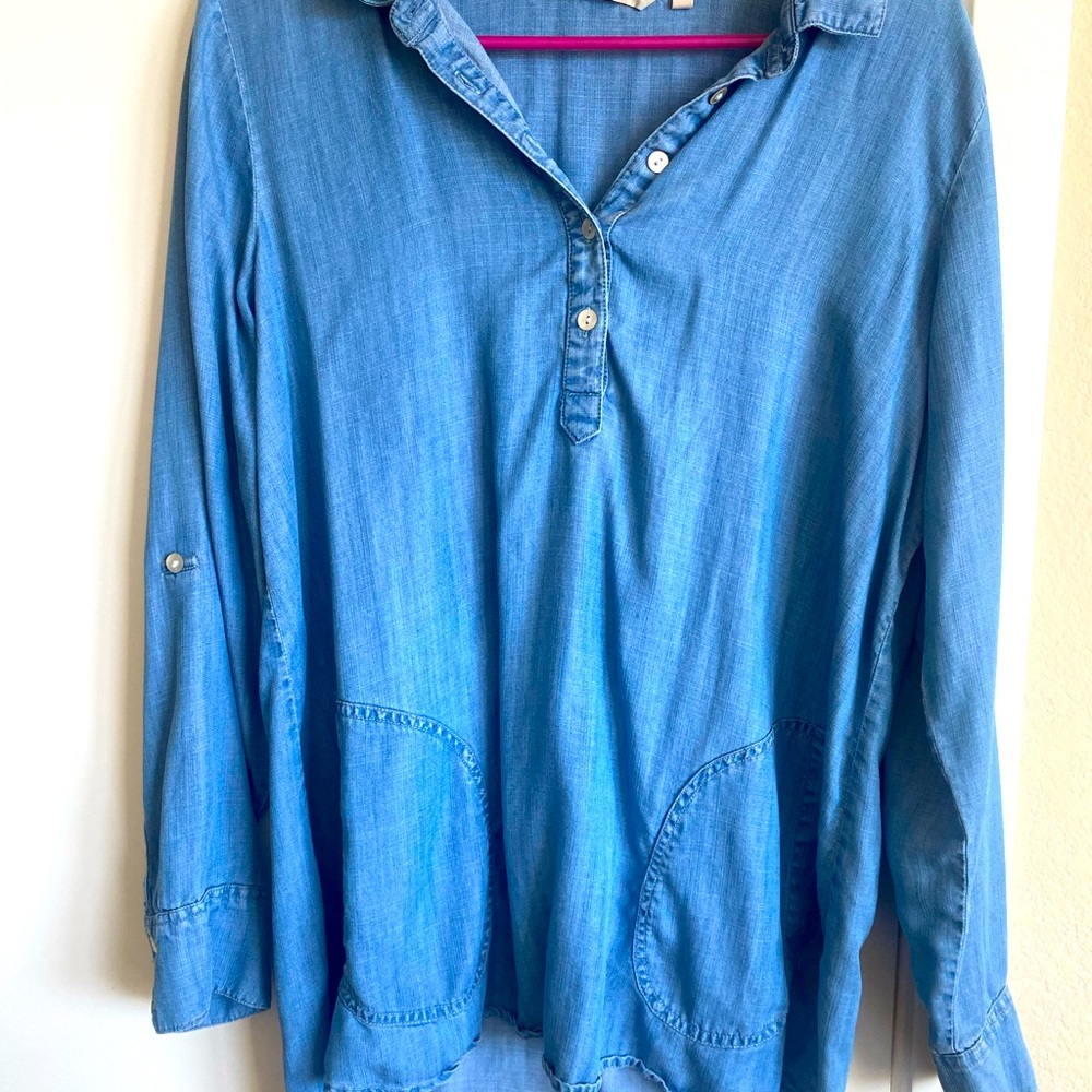 Soft Surrounding - Medium Jean shirt
